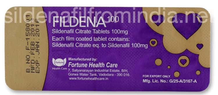 Fildena Sildenafil tablets